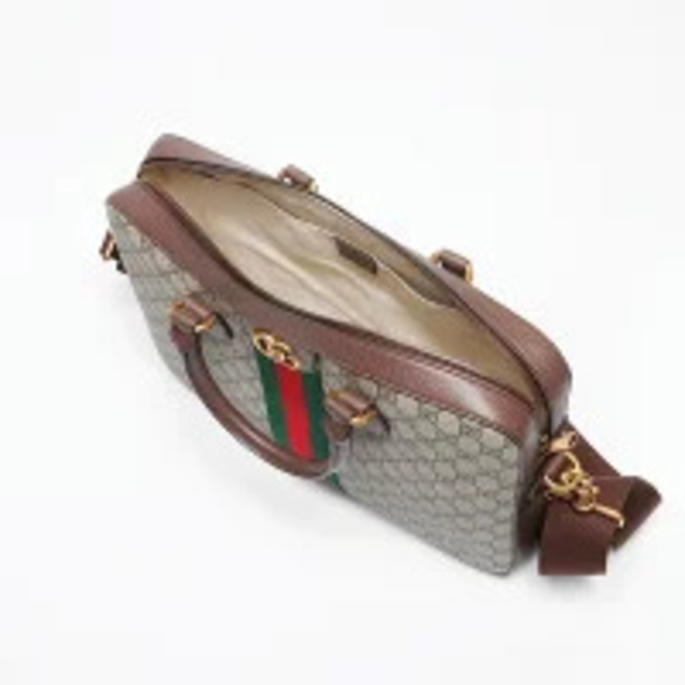 Gucci GG Brown Bag Shoulder Supreme Ophidia - Picture 13 of 13
